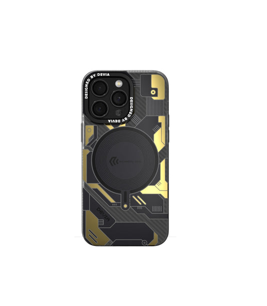 iPhone 15 Pro Max - Mecha Series + Mag - Negro - Devia