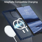 Samsung S24 Ultra - Case Luxury Mate - Magsafe - Dark Blue