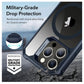 iPhone 15 Pro Max - Air Armor Series - MagSafe Halolock - Clear Dark Blue - ESR