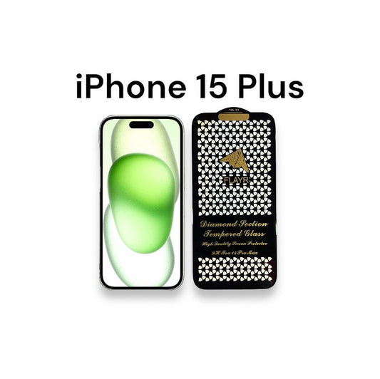 iPhone 15 Plus - Vidrio Templado HD - Diamond Premium - Flayr