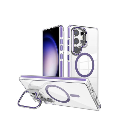 Samsung S24 Ultra - Shield Stand Case - MagSafe - Purple