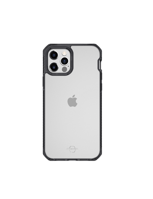 iPhone 12 | 12 Pro - Black and Transparent - Hybrid Clear - ItSkins