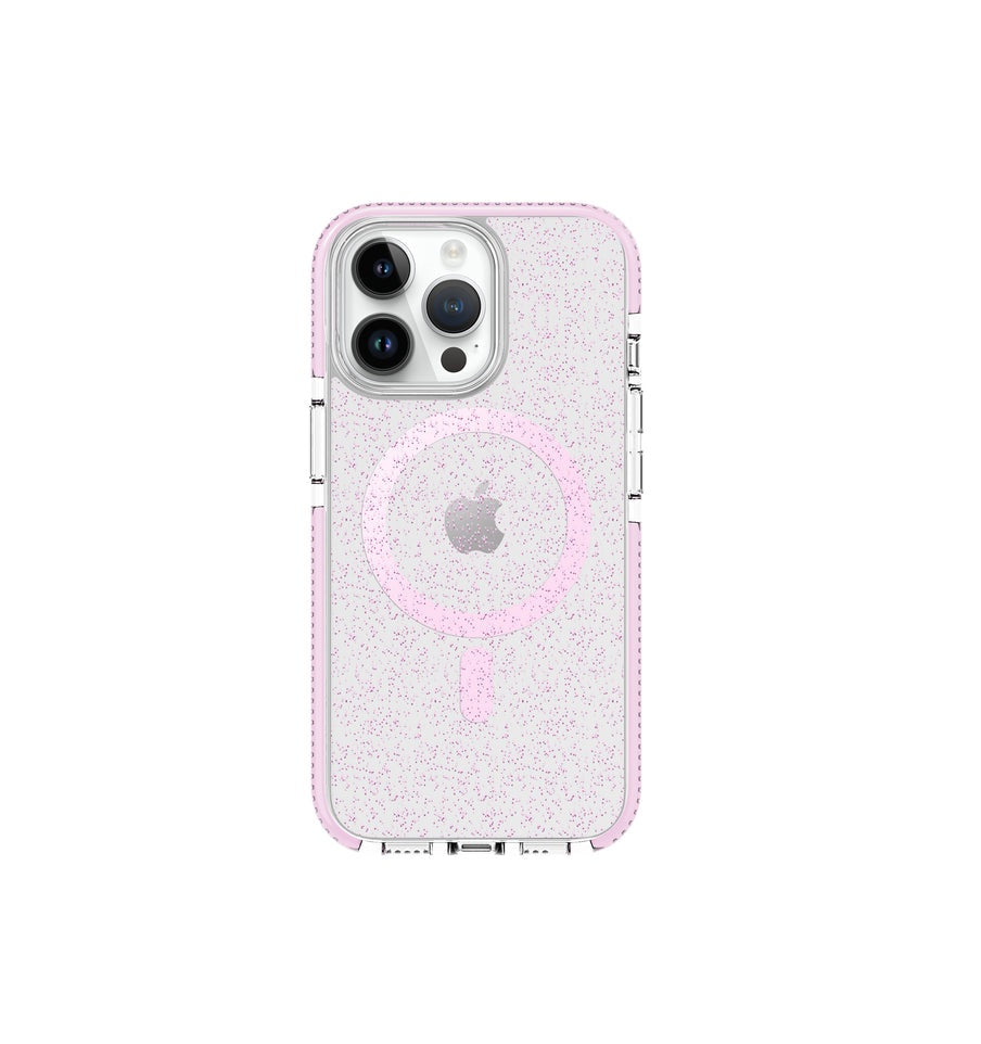 iPhone 15 Pro - Super Star + Mag - Glitter Rosa - Prodigee