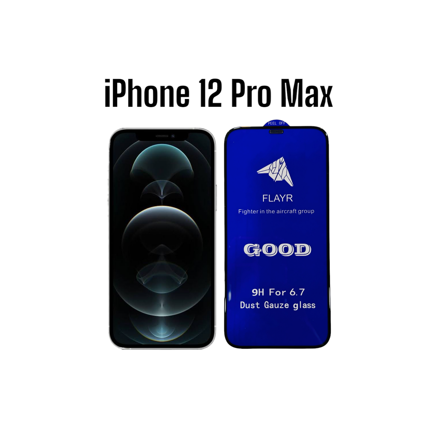 iPhone 12 Pro Max - Vidrio Templado HD - Diamond Premium - Flayr