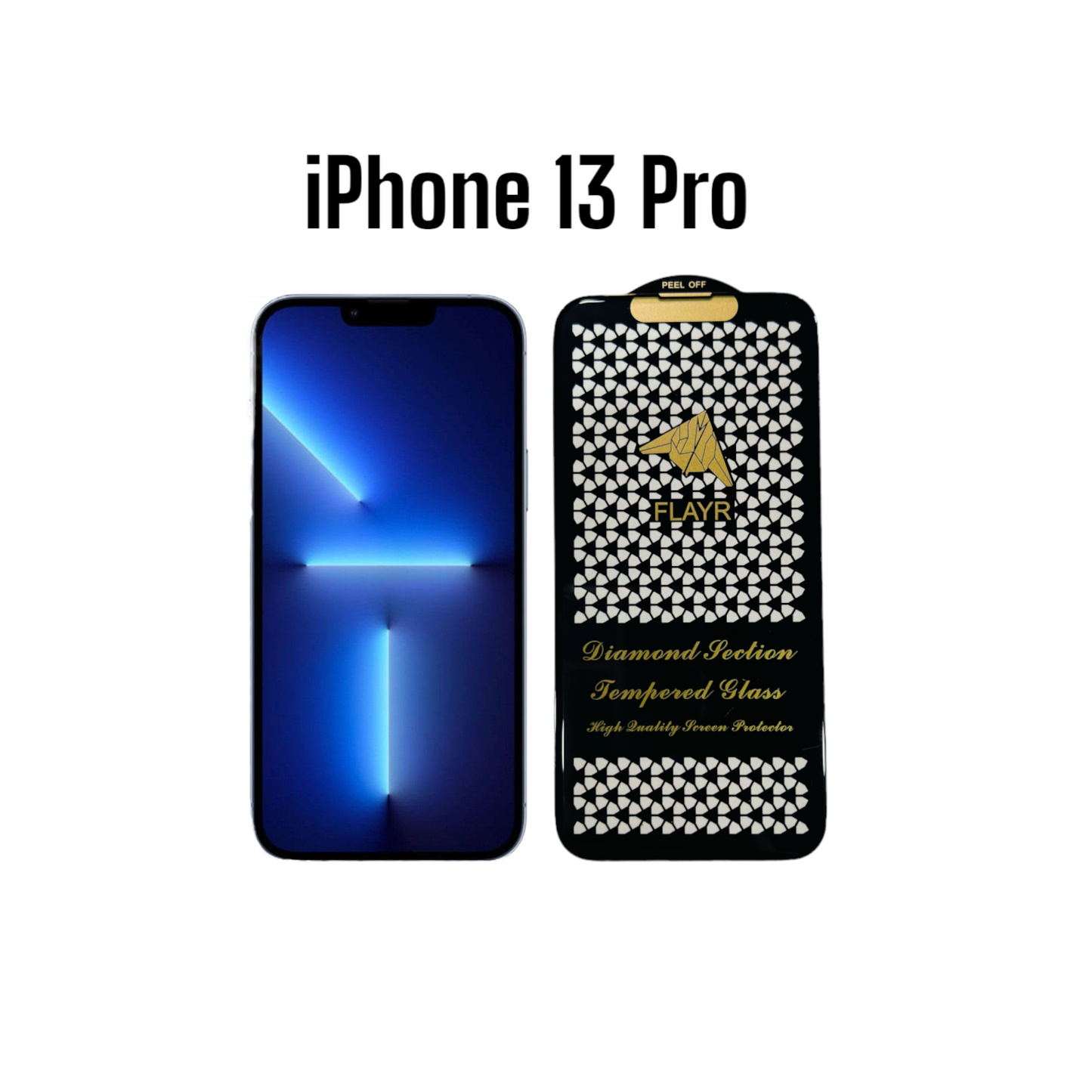 iPhone 13 Pro - Vidrio Templado HD - Diamond Premium - Flayr