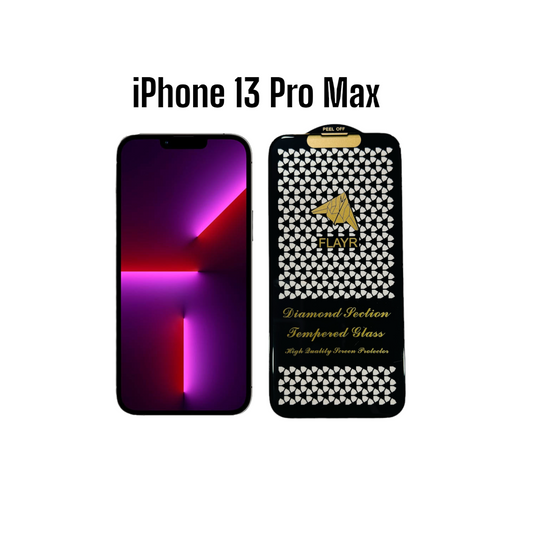 iPhone 13 Pro Max - Vidrio Templado HD - Diamond Premium - Flayr