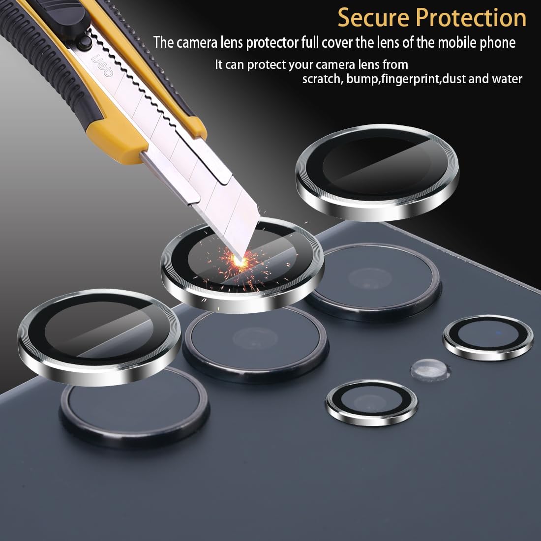 Samsung S24 Ultra - Protector de Cámara - Aluminio - Natural