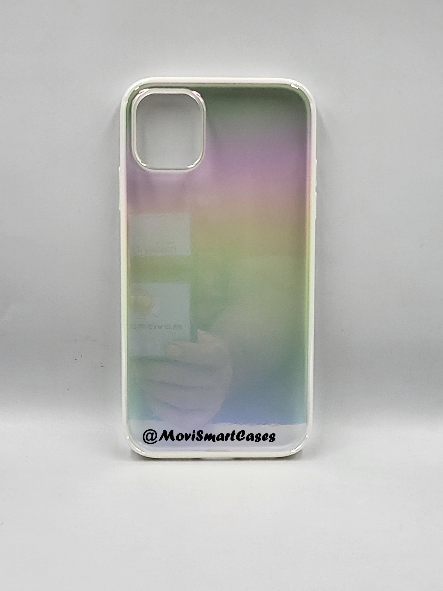 iPhone 11 - Rainbow Case - Blanco