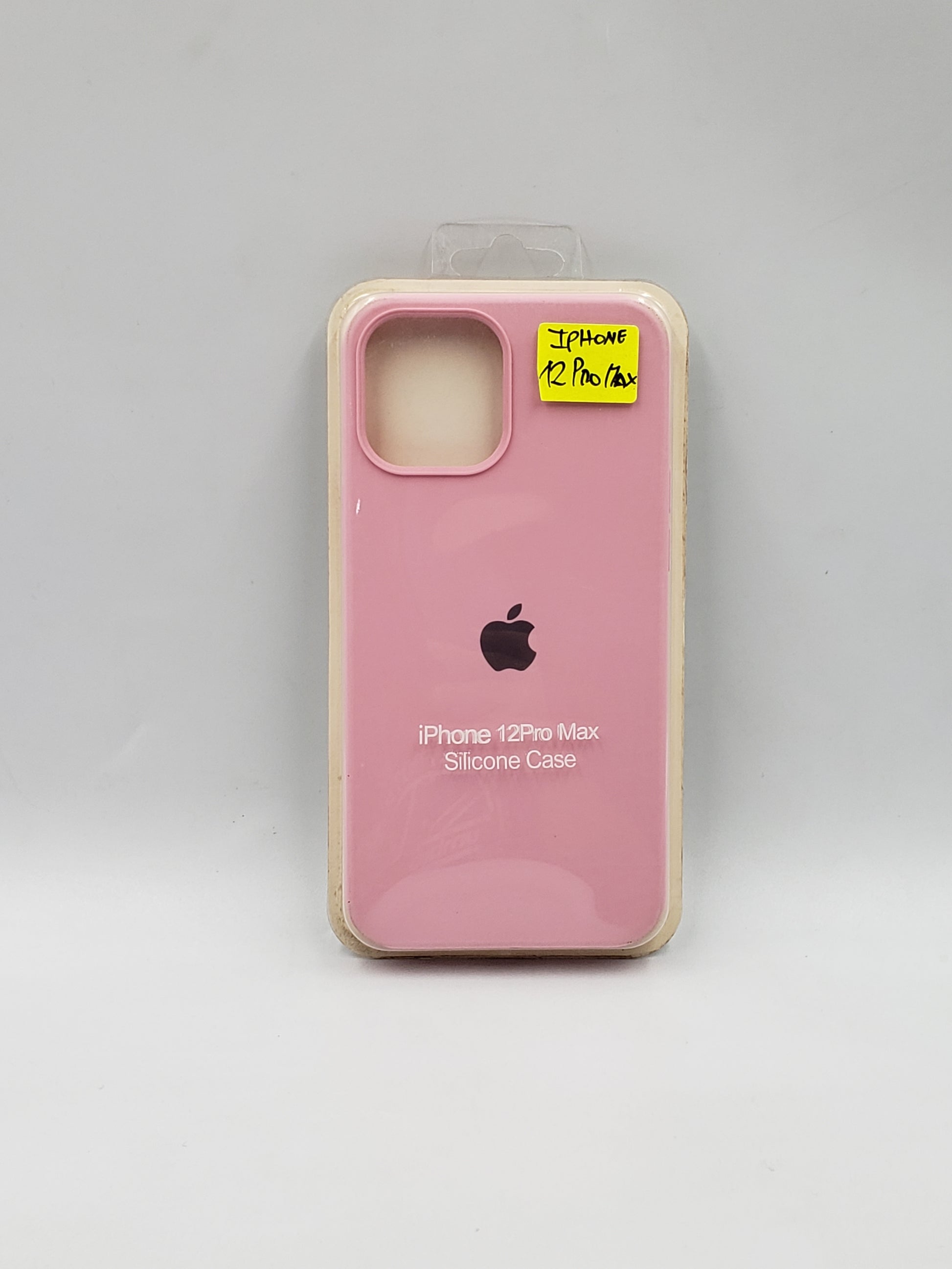Coverzs Coverzs Funda silicona con cuerda iPhone 12 Pro Max (rosa) -  Inicial + Nombre