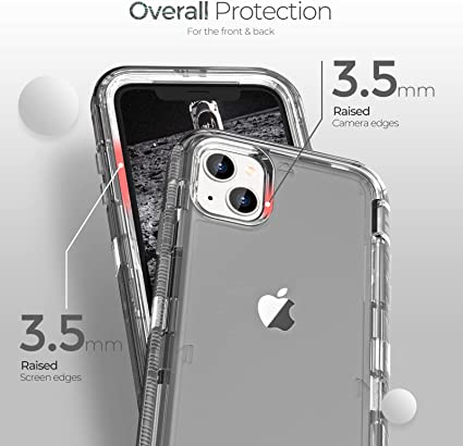 iPhone 13 - Cases 3 en 1 Antishock - Negro