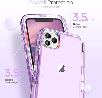 iPhone 13 Pro - Cases 3 en 1 Antishock - Lila