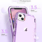 iPhone 13 - Cases 3 en 1 Antishock - Lila