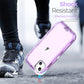 iPhone 13 - Cases 3 en 1 Antishock - Lila