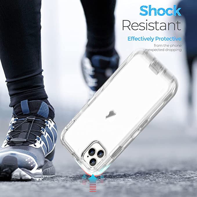 iPhone 13 Pro - Cases 3 en 1 Antishock - Transparente