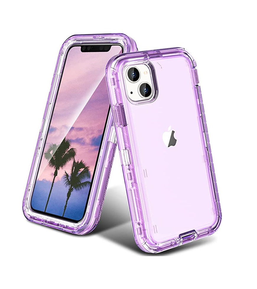 iPhone 13 - Cases 3 en 1 Antishock - Lila