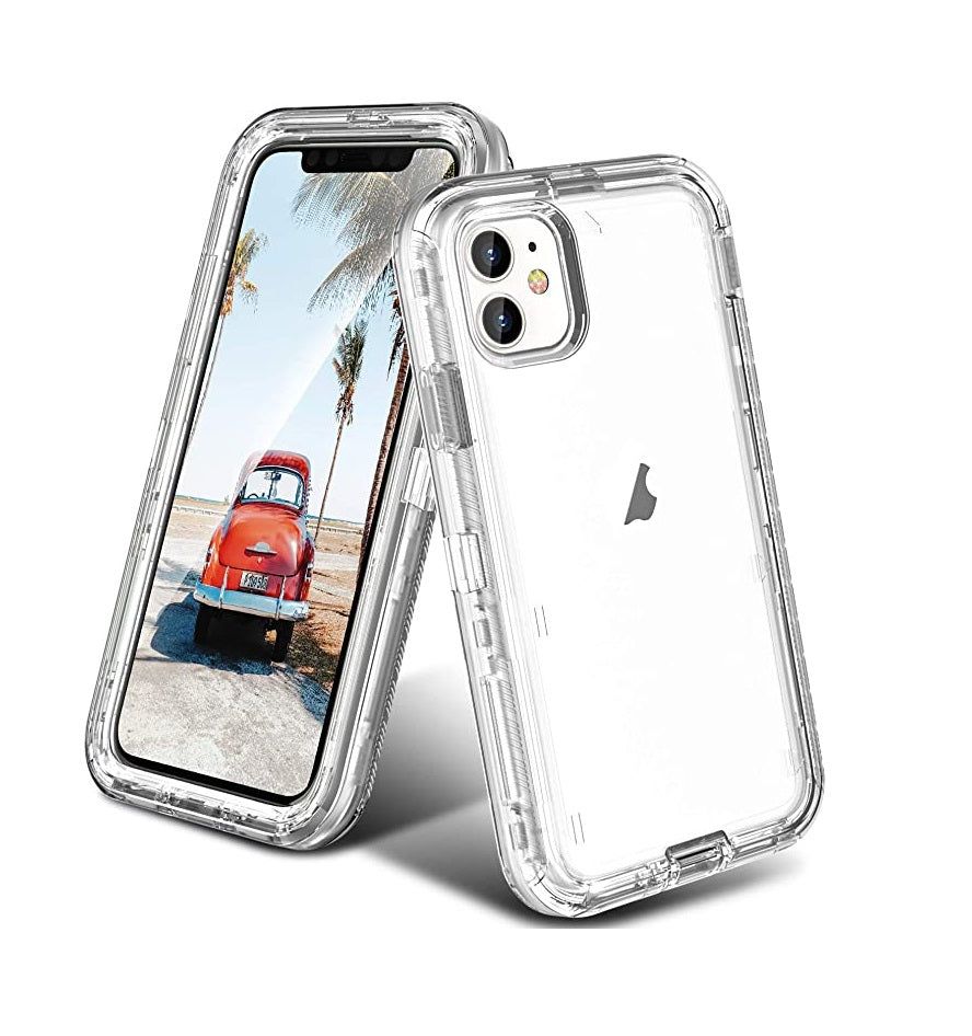 iPhone 12 | 12 Pro - Case 3 en 1 Antishock - Transparente