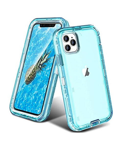 iPhone 13 Pro - Cases 3 en 1 Antishock - Turquesa