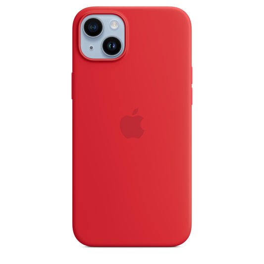 iPhone 14 Plus - Silicone Cases - Rojo