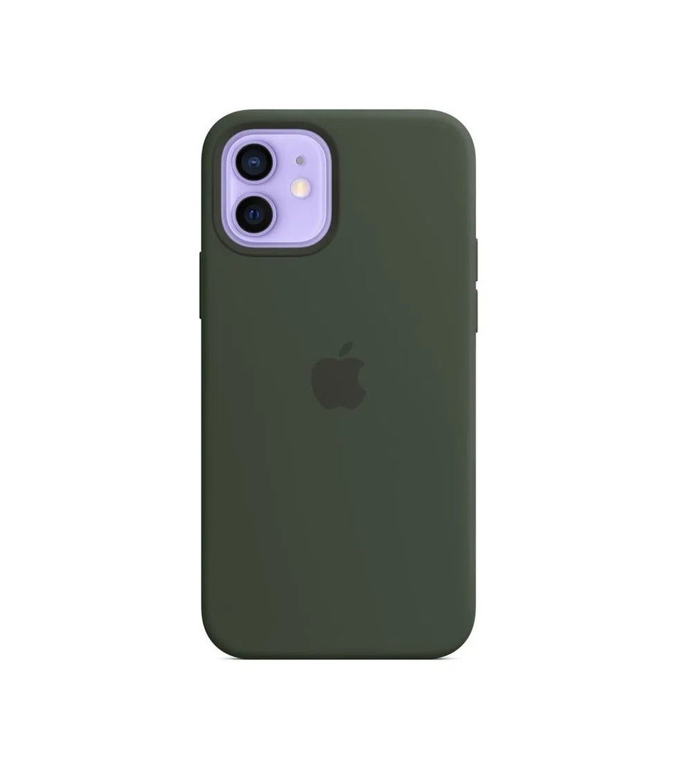 iPhone 12 | 12 Pro - Silicone Cases - Verde Militar